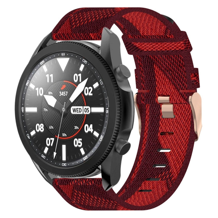 Bracelet de montre tissé en nylon de 20 mm, For Samsung Galaxy Watch5 40mm, For Samsung Galaxy Watch5 44mm, For Samsung Galaxy Watch5 Pro 45mm, For Samsung Galaxy Watch4 40mm, For Samsung Galaxy Watch4 44mm, For Samsung Galaxy Watch4 Classic 46mm      ...