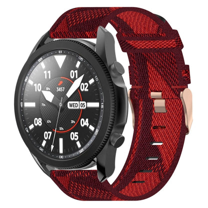 Bracelet de montre tissé en nylon de 20 mm, For Samsung Galaxy Watch5 40mm, For Samsung Galaxy Watch5 44mm, For Samsung Galaxy Watch5 Pro 45mm, For Samsung Galaxy Watch4 40mm, For Samsung Galaxy Watch4 44mm, For Samsung Galaxy Watch4 Classic 46mm      ...