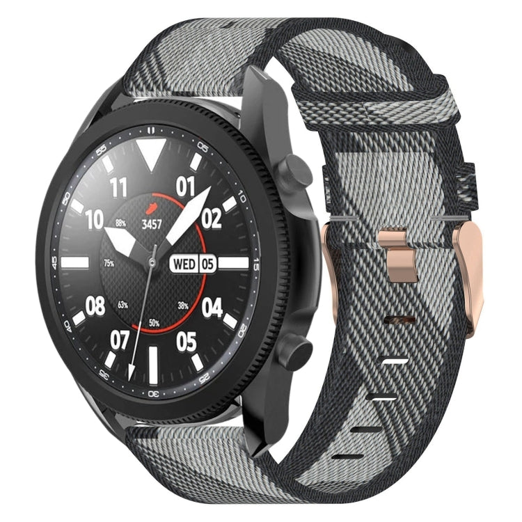 Bracelet de montre tissé en nylon de 20 mm, For Samsung Galaxy Watch5 40mm, For Samsung Galaxy Watch5 44mm, For Samsung Galaxy Watch5 Pro 45mm, For Samsung Galaxy Watch4 40mm, For Samsung Galaxy Watch4 44mm, For Samsung Galaxy Watch4 Classic 46mm      ...