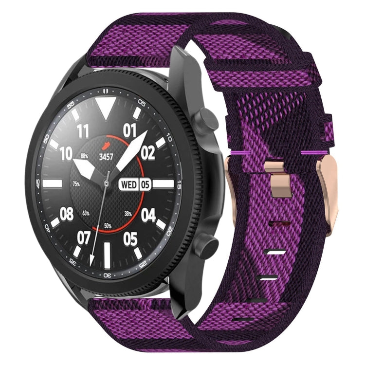 Bracelet de montre tissé en nylon de 20 mm, For Samsung Galaxy Watch5 40mm, For Samsung Galaxy Watch5 44mm, For Samsung Galaxy Watch5 Pro 45mm, For Samsung Galaxy Watch4 40mm, For Samsung Galaxy Watch4 44mm, For Samsung Galaxy Watch4 Classic 46mm      ...