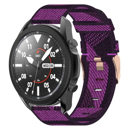 Bracelet de montre tissé en nylon de 20 mm, For Samsung Galaxy Watch5 40mm, For Samsung Galaxy Watch5 44mm, For Samsung Galaxy Watch5 Pro 45mm, For Samsung Galaxy Watch4 40mm, For Samsung Galaxy Watch4 44mm, For Samsung Galaxy Watch4 Classic 46mm      ...