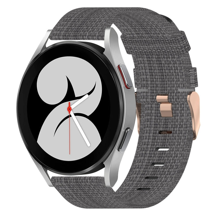 Bracelet de montre tissé en nylon de 20 mm, For Samsung Galaxy Watch5 40mm, For Samsung Galaxy Watch5 44mm, For Samsung Galaxy Watch5 Pro 45mm, For Samsung Galaxy Watch4 40mm, For Samsung Galaxy Watch4 44mm, For Samsung Galaxy Watch4 Classic 46mm      ...