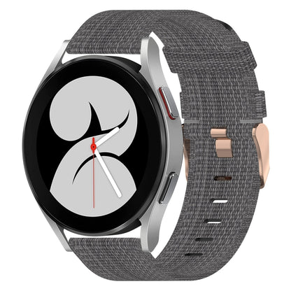 Bracelet de montre tissé en nylon de 20 mm, For Samsung Galaxy Watch5 40mm, For Samsung Galaxy Watch5 44mm, For Samsung Galaxy Watch5 Pro 45mm, For Samsung Galaxy Watch4 40mm, For Samsung Galaxy Watch4 44mm, For Samsung Galaxy Watch4 Classic 46mm      ...