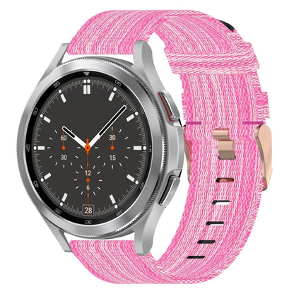 Bracelet de montre tissé en nylon de 20 mm, For Samsung Galaxy Watch5 40mm, For Samsung Galaxy Watch5 44mm, For Samsung Galaxy Watch5 Pro 45mm, For Samsung Galaxy Watch4 40mm, For Samsung Galaxy Watch4 44mm, For Samsung Galaxy Watch4 Classic 46mm      ...