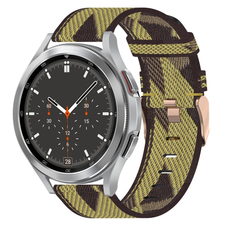 Bracelet de montre tissé en nylon de 20 mm, For Samsung Galaxy Watch5 40mm, For Samsung Galaxy Watch5 44mm, For Samsung Galaxy Watch5 Pro 45mm, For Samsung Galaxy Watch4 40mm, For Samsung Galaxy Watch4 44mm, For Samsung Galaxy Watch4 Classic 46mm      ...