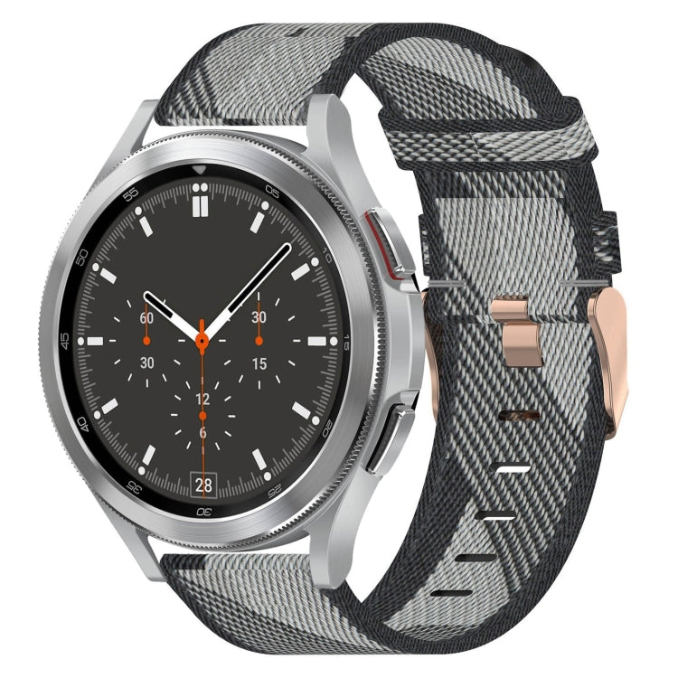 Bracelet de montre tissé en nylon de 20 mm, For Samsung Galaxy Watch5 40mm, For Samsung Galaxy Watch5 44mm, For Samsung Galaxy Watch5 Pro 45mm, For Samsung Galaxy Watch4 40mm, For Samsung Galaxy Watch4 44mm, For Samsung Galaxy Watch4 Classic 46mm      ...
