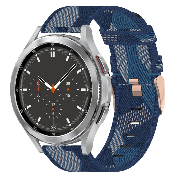 Bracelet de montre tissé en nylon de 20 mm, For Samsung Galaxy Watch5 40mm, For Samsung Galaxy Watch5 44mm, For Samsung Galaxy Watch5 Pro 45mm, For Samsung Galaxy Watch4 40mm, For Samsung Galaxy Watch4 44mm, For Samsung Galaxy Watch4 Classic 46mm      ...