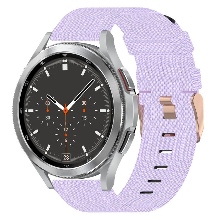 Bracelet de montre tissé en nylon de 20 mm, For Samsung Galaxy Watch5 40mm, For Samsung Galaxy Watch5 44mm, For Samsung Galaxy Watch5 Pro 45mm, For Samsung Galaxy Watch4 40mm, For Samsung Galaxy Watch4 44mm, For Samsung Galaxy Watch4 Classic 46mm      ...