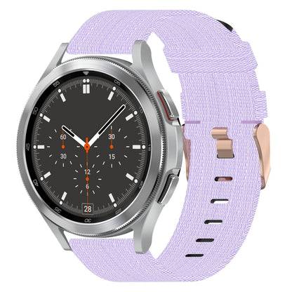 Bracelet de montre tissé en nylon de 20 mm, For Samsung Galaxy Watch5 40mm, For Samsung Galaxy Watch5 44mm, For Samsung Galaxy Watch5 Pro 45mm, For Samsung Galaxy Watch4 40mm, For Samsung Galaxy Watch4 44mm, For Samsung Galaxy Watch4 Classic 46mm      ...