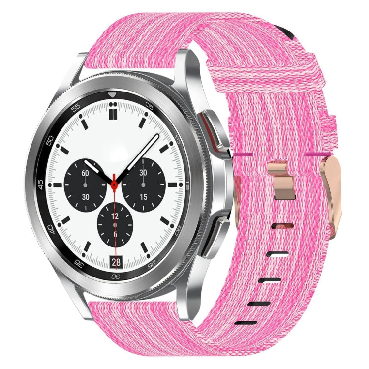 Bracelet de montre tissé en nylon de 20 mm, For Samsung Galaxy Watch5 40mm, For Samsung Galaxy Watch5 44mm, For Samsung Galaxy Watch5 Pro 45mm, For Samsung Galaxy Watch4 40mm, For Samsung Galaxy Watch4 44mm, For Samsung Galaxy Watch4 Classic 46mm      ...