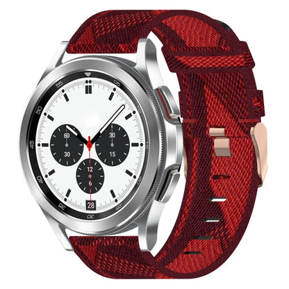 Bracelet de montre tissé en nylon de 20 mm, For Samsung Galaxy Watch5 40mm, For Samsung Galaxy Watch5 44mm, For Samsung Galaxy Watch5 Pro 45mm, For Samsung Galaxy Watch4 40mm, For Samsung Galaxy Watch4 44mm, For Samsung Galaxy Watch4 Classic 46mm      ...