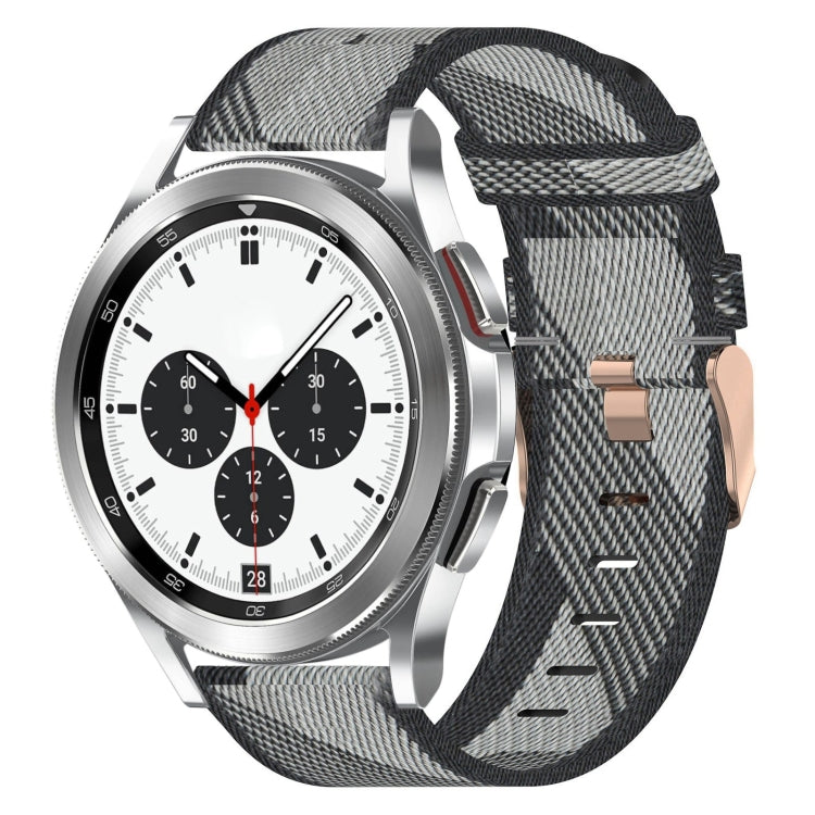 Bracelet de montre tissé en nylon de 20 mm, For Samsung Galaxy Watch5 40mm, For Samsung Galaxy Watch5 44mm, For Samsung Galaxy Watch5 Pro 45mm, For Samsung Galaxy Watch4 40mm, For Samsung Galaxy Watch4 44mm, For Samsung Galaxy Watch4 Classic 46mm      ...