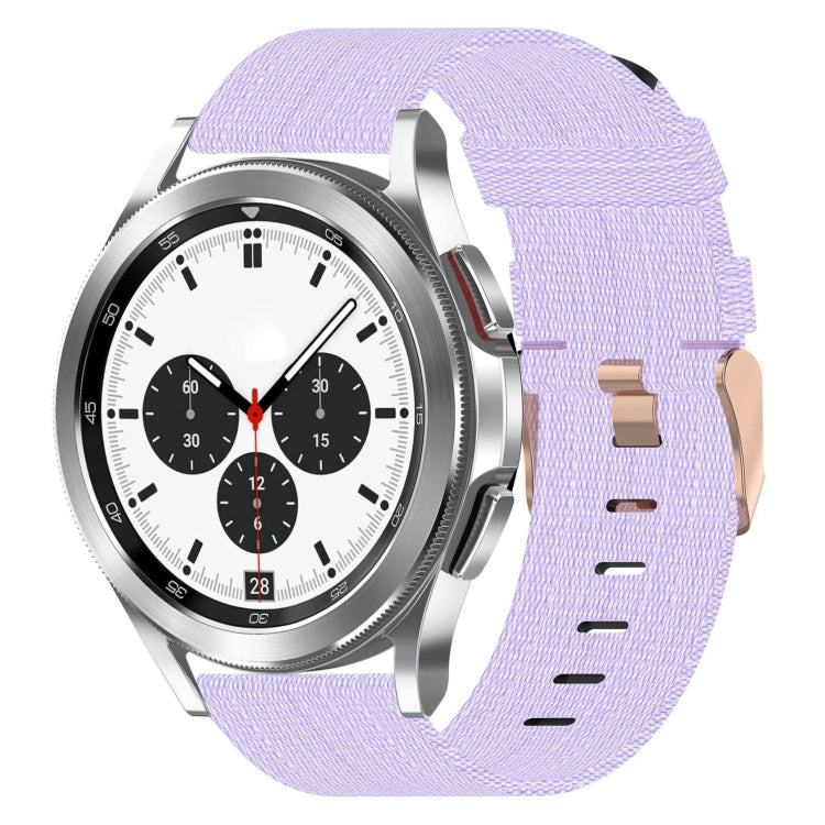 Bracelet de montre tissé en nylon de 20 mm, For Samsung Galaxy Watch5 40mm, For Samsung Galaxy Watch5 44mm, For Samsung Galaxy Watch5 Pro 45mm, For Samsung Galaxy Watch4 40mm, For Samsung Galaxy Watch4 44mm, For Samsung Galaxy Watch4 Classic 46mm      ...