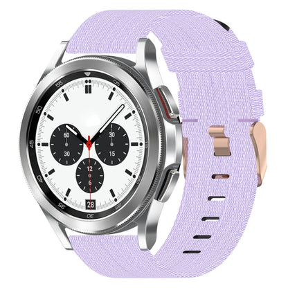 Bracelet de montre tissé en nylon de 20 mm, For Samsung Galaxy Watch5 40mm, For Samsung Galaxy Watch5 44mm, For Samsung Galaxy Watch5 Pro 45mm, For Samsung Galaxy Watch4 40mm, For Samsung Galaxy Watch4 44mm, For Samsung Galaxy Watch4 Classic 46mm      ...