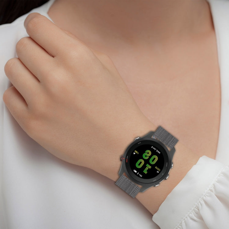Bracelet de montre tissé en nylon de 20 mm, For Samsung Galaxy Watch Active 2