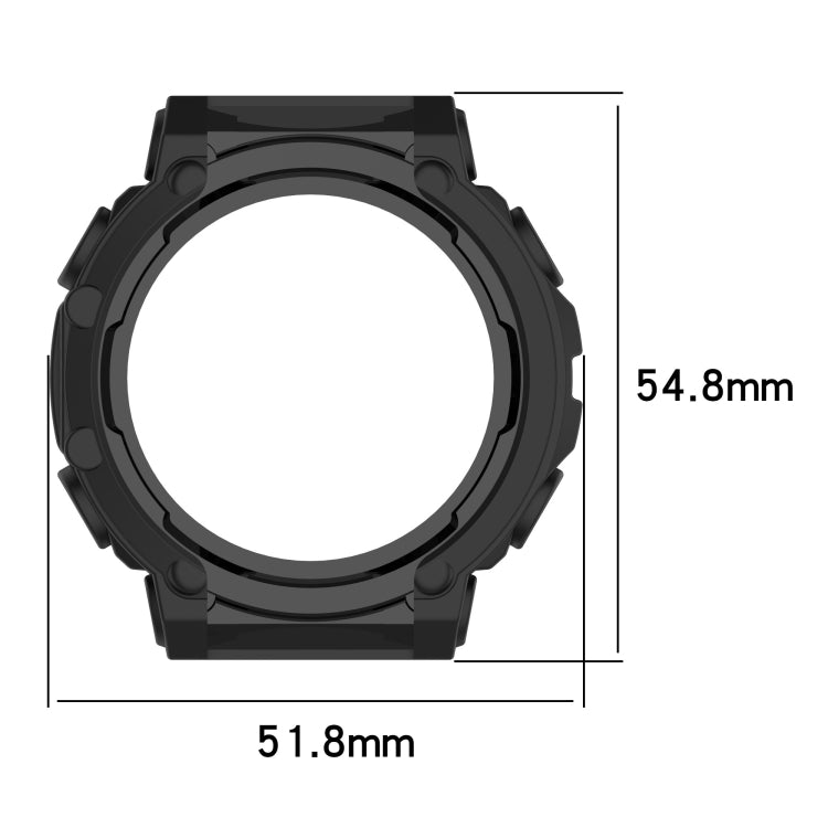 Boîtier de montre de protection en TPU antichoc, For Amazfit T-Tex 2