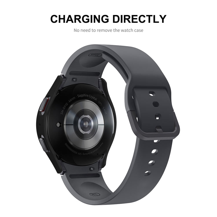 Pour Samsung Galaxy Watch5 44mm ENKAY Hat-Prince Cadre PC à couverture complète + étui en verre trempé 9H