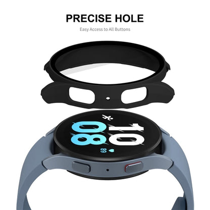 Pour Samsung Galaxy Watch5 44mm ENKAY Hat-Prince Cadre PC à couverture complète + étui en verre trempé 9H