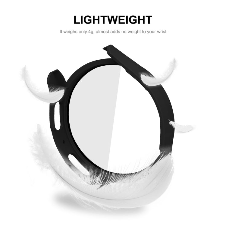 Pour Samsung Galaxy Watch5 44mm ENKAY Hat-Prince Cadre PC à couverture complète + étui en verre trempé 9H