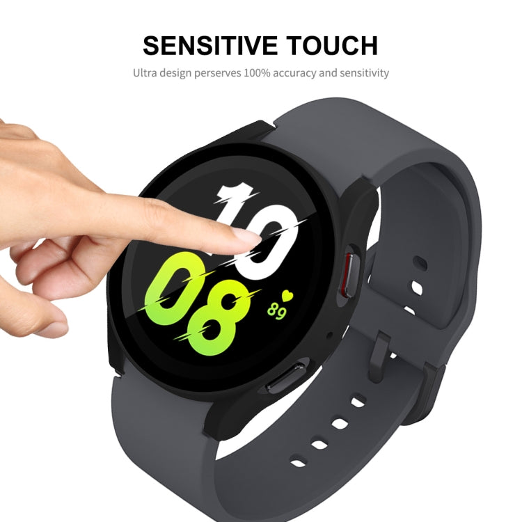 Pour Samsung Galaxy Watch5 44mm ENKAY Hat-Prince Cadre PC à couverture complète + étui en verre trempé 9H