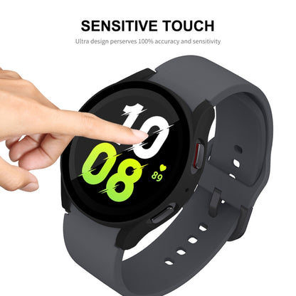Pour Samsung Galaxy Watch5 44mm ENKAY Hat-Prince Cadre PC à couverture complète + étui en verre trempé 9H