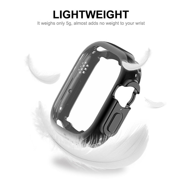 Coque ENKAY en TPU souple électrolytique avec film d'écran pour Apple Watch Ultra 49mm