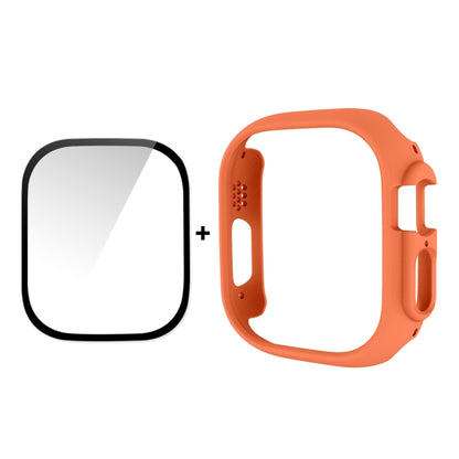 Pour Apple Watch Ultra 49mm ENKAY Boîtier PC 2 en 1 + Film en verre trempé 9H à couverture complète