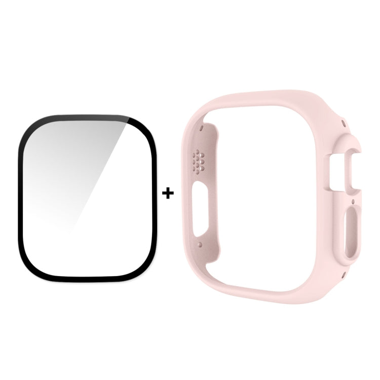 Pour Apple Watch Ultra 49mm ENKAY Boîtier PC 2 en 1 + Film en verre trempé 9H à couverture complète