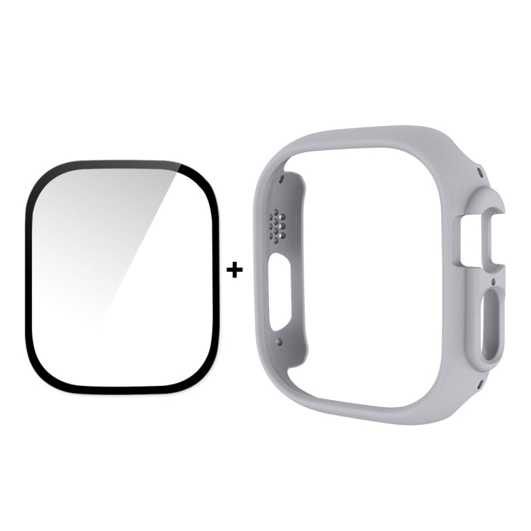 Pour Apple Watch Ultra 49mm ENKAY Boîtier PC 2 en 1 + Film en verre trempé 9H à couverture complète