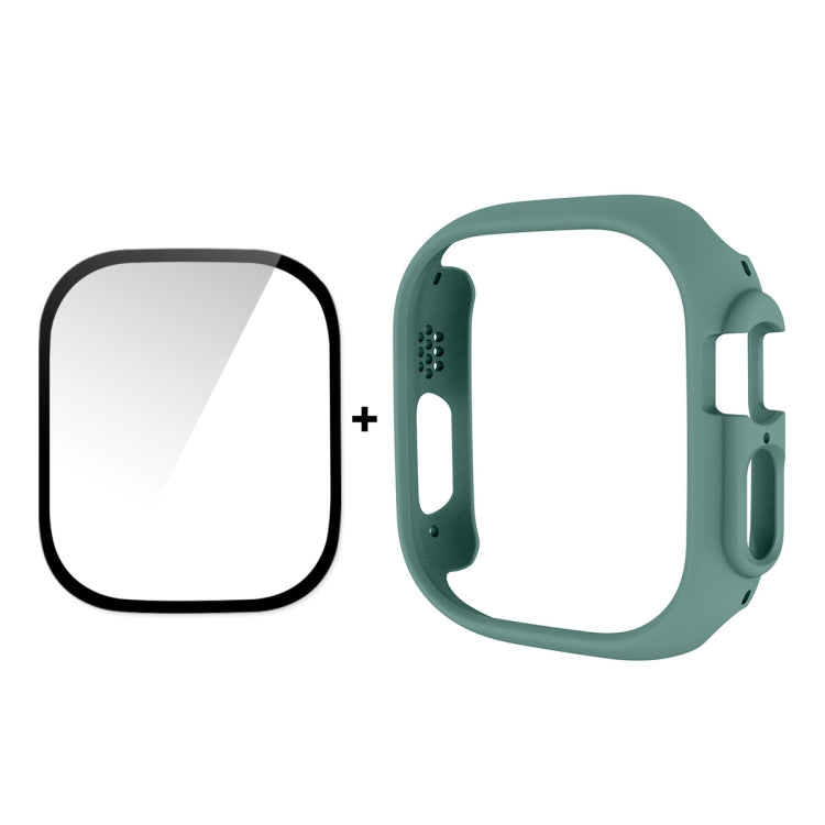 Pour Apple Watch Ultra 49mm ENKAY Boîtier PC 2 en 1 + Film en verre trempé 9H à couverture complète