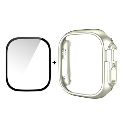Pour Apple Watch Ultra 49mm ENKAY Boîtier PC 2 en 1 + Film en verre trempé 9H à couverture complète