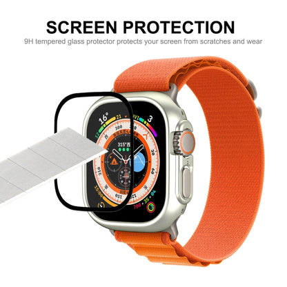 Pour Apple Watch Ultra 49mm ENKAY Boîtier PC 2 en 1 + Film en verre trempé 9H à couverture complète