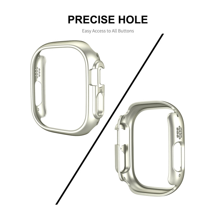 Pour Apple Watch Ultra 49mm ENKAY Boîtier PC 2 en 1 + Film en verre trempé 9H à couverture complète