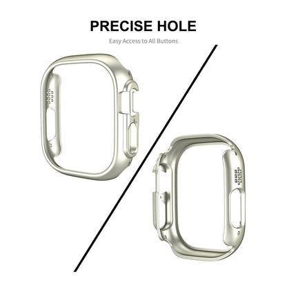 Pour Apple Watch Ultra 49mm ENKAY Boîtier PC 2 en 1 + Film en verre trempé 9H à couverture complète