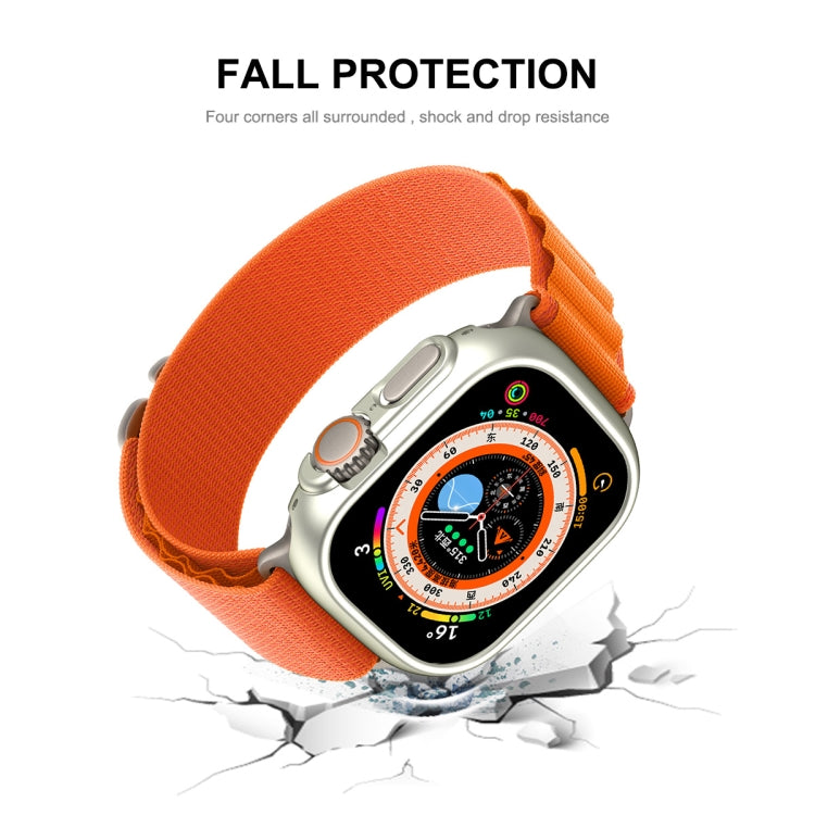 Pour Apple Watch Ultra 49mm ENKAY Boîtier PC 2 en 1 + Film en verre trempé 9H à couverture complète