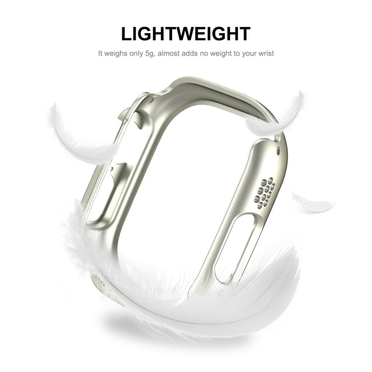 Pour Apple Watch Ultra 49mm ENKAY Boîtier PC 2 en 1 + Film en verre trempé 9H à couverture complète
