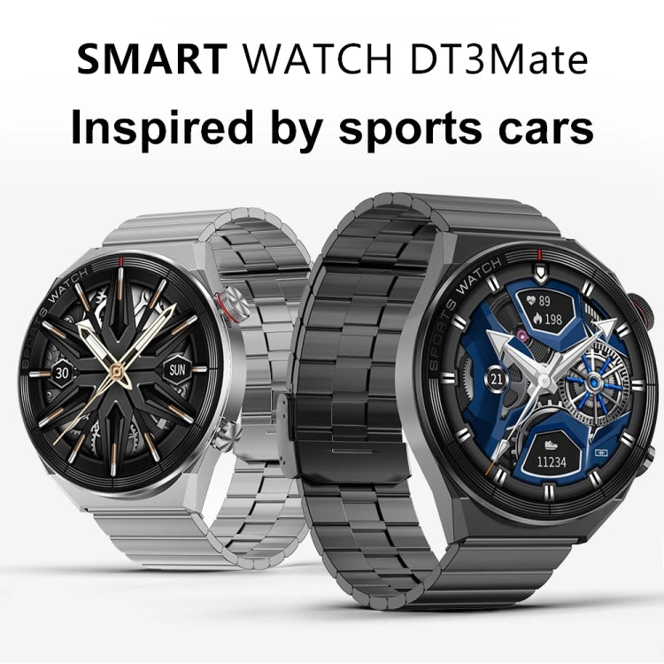 DT3 Mate Montre intelligente à écran couleur de 1,5 pouces, prend en charge la surveillance de la fréquence cardiaque / la surveillance de la pression artérielle