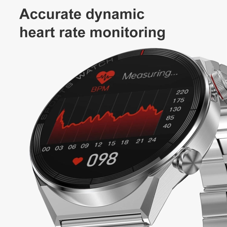 DT3 Mate Montre intelligente à écran couleur de 1,5 pouces, prend en charge la surveillance de la fréquence cardiaque / la surveillance de la pression artérielle