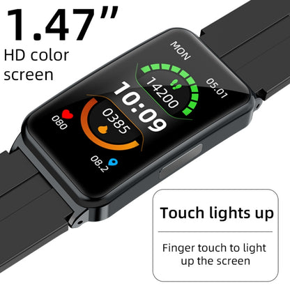 EP01 Montre intelligente à écran couleur de 1,47 pouces, prend en charge la surveillance de la fréquence cardiaque / la surveillance de la pression artérielle