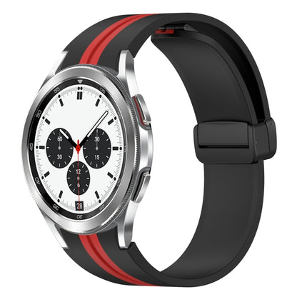 Bracelet de montre en silicone à fermoir magnétique pliant, For Samsung Galaxy Watch 5 44mm, For Samsung Galaxy Watch 5 40mm, For Samsung Galaxy Watch 4 44mm, For Samsung Galaxy Watch 4 40mm, For Samsung Galaxy Watch 4 Classic 46mm                     ...