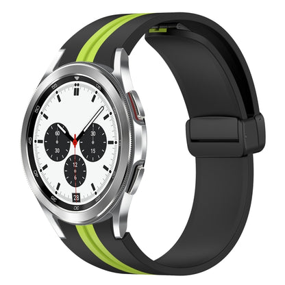 Bracelet de montre en silicone à fermoir magnétique pliant, For Samsung Galaxy Watch 5 44mm, For Samsung Galaxy Watch 5 40mm, For Samsung Galaxy Watch 4 44mm, For Samsung Galaxy Watch 4 40mm, For Samsung Galaxy Watch 4 Classic 46mm                     ...