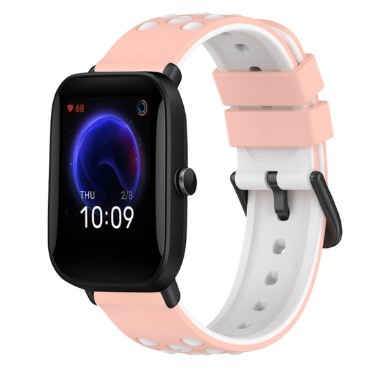 Bracelet de montre en silicone bicolore 22 mm, For Amazfit Pop Pro, For Amazfit Pop