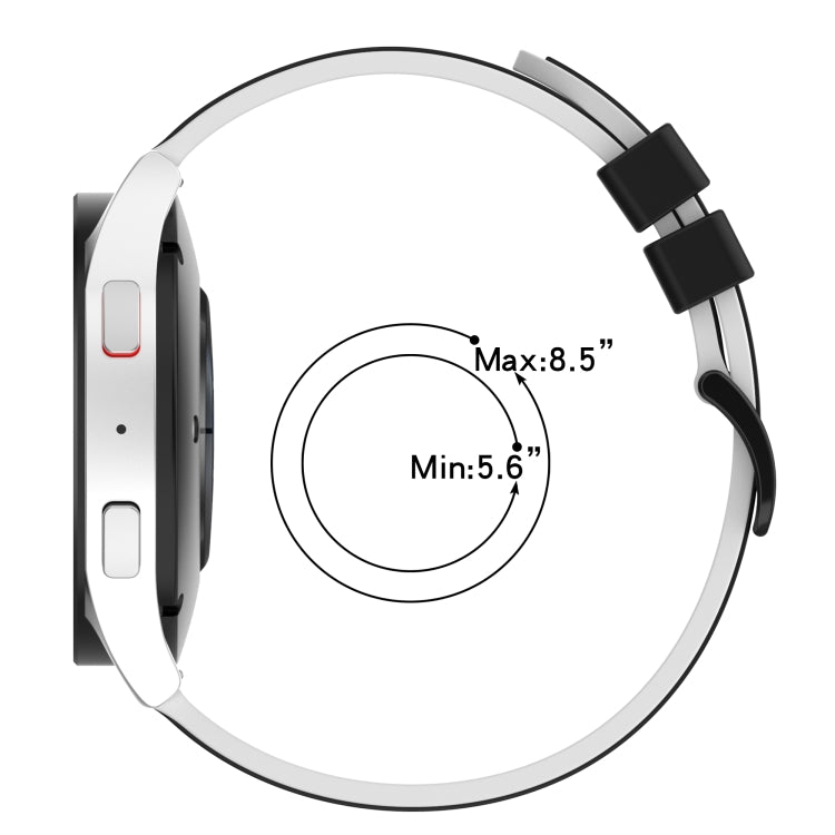 Bracelet de montre en silicone bicolore 22 mm, For Huawei Watch 3 Pro New