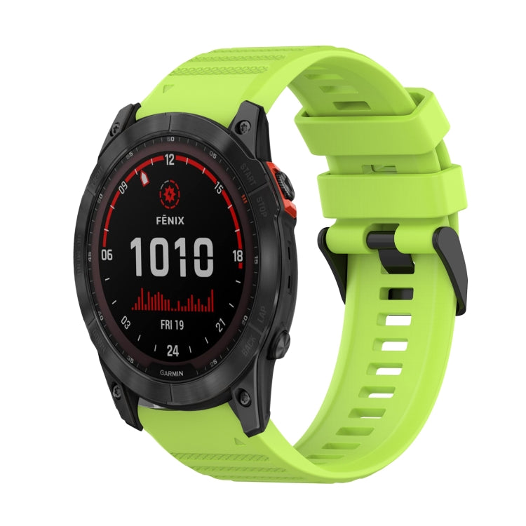 Bracelet de montre en silicone à texture horizontale de 26 mm avec outil de retrait, For Garmin Fenix 7X, For Garmin Fenix 7X Solar, For Garmin Tactix Delta, For Garmin Enduro, For Garmin Fenix 6X, For Garmin Fenix 6X Pro, For Garmin Fenix 6X Sapphire