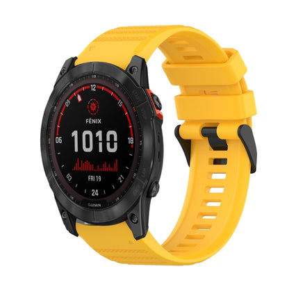 Bracelet de montre en silicone à texture horizontale de 26 mm avec outil de retrait, For Garmin Fenix 7X, For Garmin Fenix 7X Solar, For Garmin Tactix Delta, For Garmin Enduro, For Garmin Fenix 6X, For Garmin Fenix 6X Pro, For Garmin Fenix 6X Sapphire