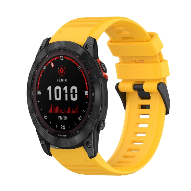 Bracelet de montre en silicone à texture horizontale de 26 mm avec outil de retrait, For Garmin Fenix 7X, For Garmin Fenix 7X Solar, For Garmin Tactix Delta, For Garmin Enduro, For Garmin Fenix 6X, For Garmin Fenix 6X Pro, For Garmin Fenix 6X Sapphire