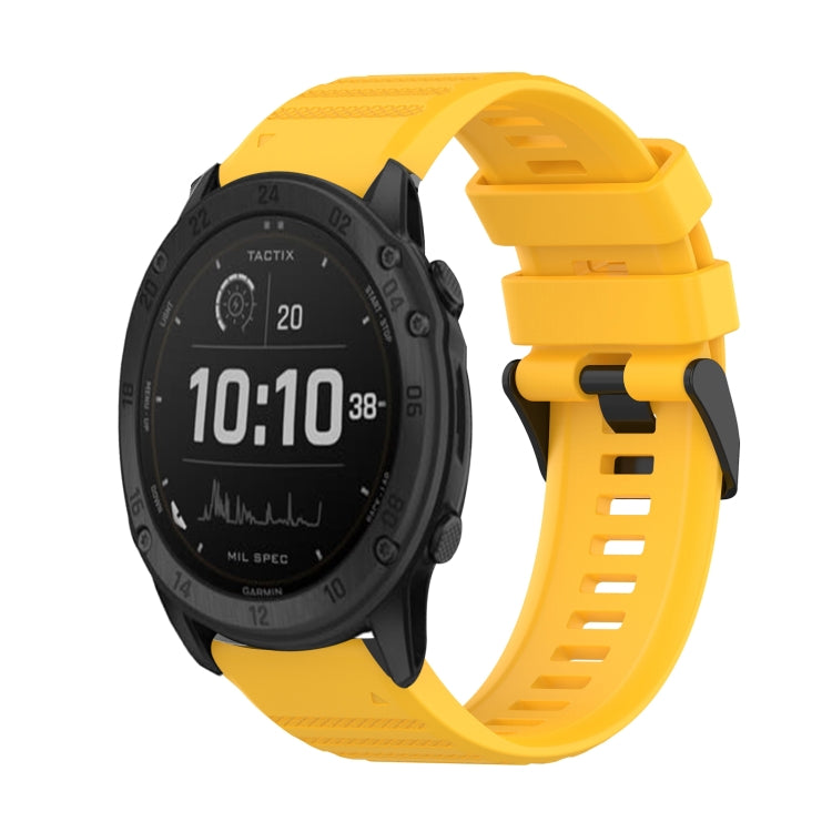 Bracelet de montre en silicone à texture horizontale de 26 mm avec outil de retrait, For Garmin Fenix 7X, For Garmin Fenix 7X Solar, For Garmin Tactix Delta, For Garmin Enduro, For Garmin Fenix 6X, For Garmin Fenix 6X Pro, For Garmin Fenix 6X Sapphire
