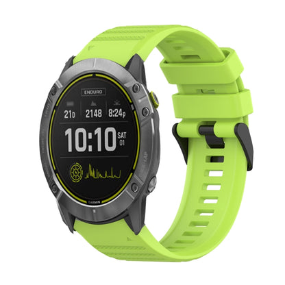 Bracelet de montre en silicone à texture horizontale de 26 mm avec outil de retrait, For Garmin Fenix 7X, For Garmin Fenix 7X Solar, For Garmin Tactix Delta, For Garmin Enduro, For Garmin Fenix 6X, For Garmin Fenix 6X Pro, For Garmin Fenix 6X Sapphire