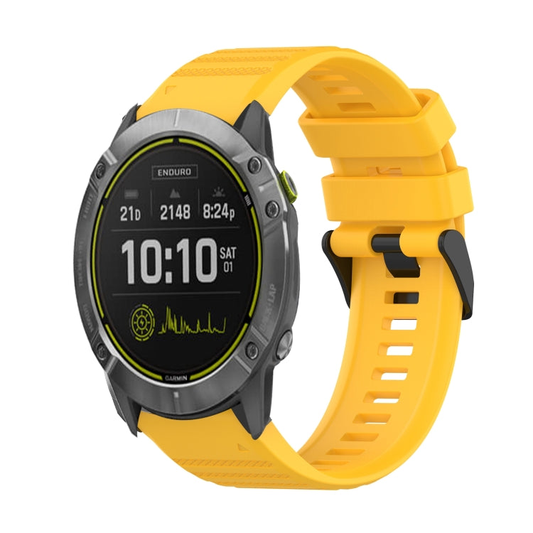 Bracelet de montre en silicone à texture horizontale de 26 mm avec outil de retrait, For Garmin Fenix 7X, For Garmin Fenix 7X Solar, For Garmin Tactix Delta, For Garmin Enduro, For Garmin Fenix 6X, For Garmin Fenix 6X Pro, For Garmin Fenix 6X Sapphire