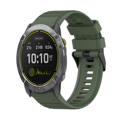 Bracelet de montre en silicone à texture horizontale de 26 mm avec outil de retrait, For Garmin Fenix 7X, For Garmin Fenix 7X Solar, For Garmin Tactix Delta, For Garmin Enduro, For Garmin Fenix 6X, For Garmin Fenix 6X Pro, For Garmin Fenix 6X Sapphire